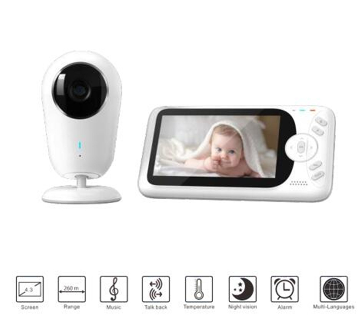 Home Security Wireless Camera - Baby monitor wireless Full HD da