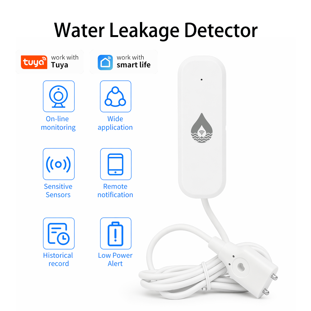Home Security Devices - Sensore di Allarme Perdite d'Acqua YFK