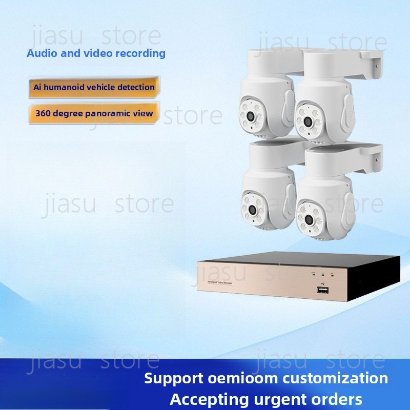 Home Security Monitoring System - 360 ° Kit Telecamera di Sicurezza
