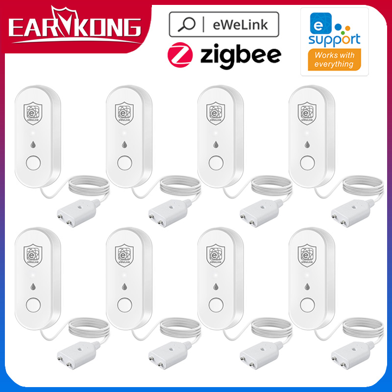 Home Security Alexa - Sensore di Perdite d'Acqua EWelink Zigbee,