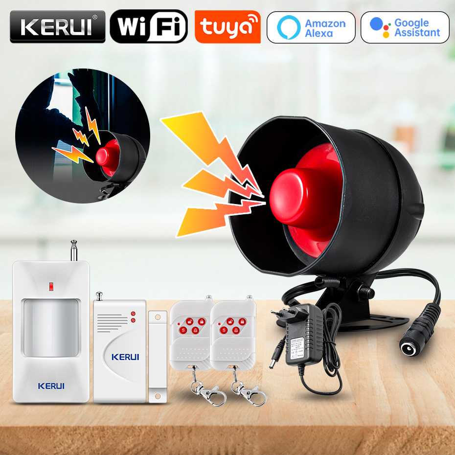 Sim Gsm Alarm - KERUI Tuya Smart WIFI Sistema di