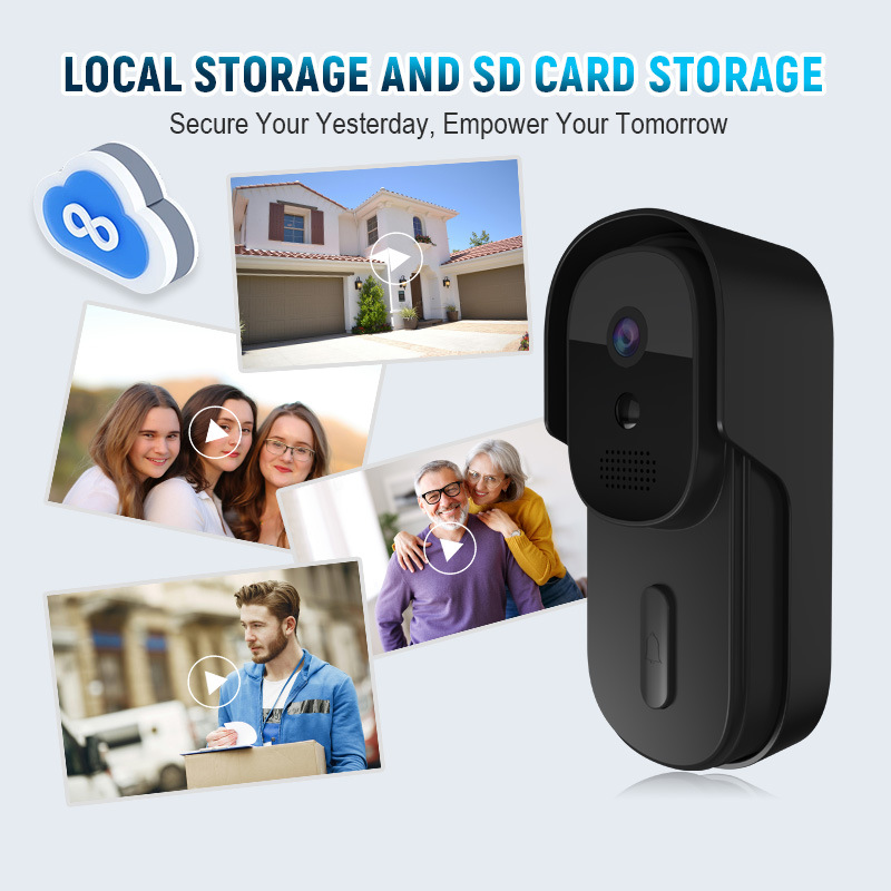 Home Security Doorbell Camera - Campanello Video Tuya 2MP Impermeabile 1080P