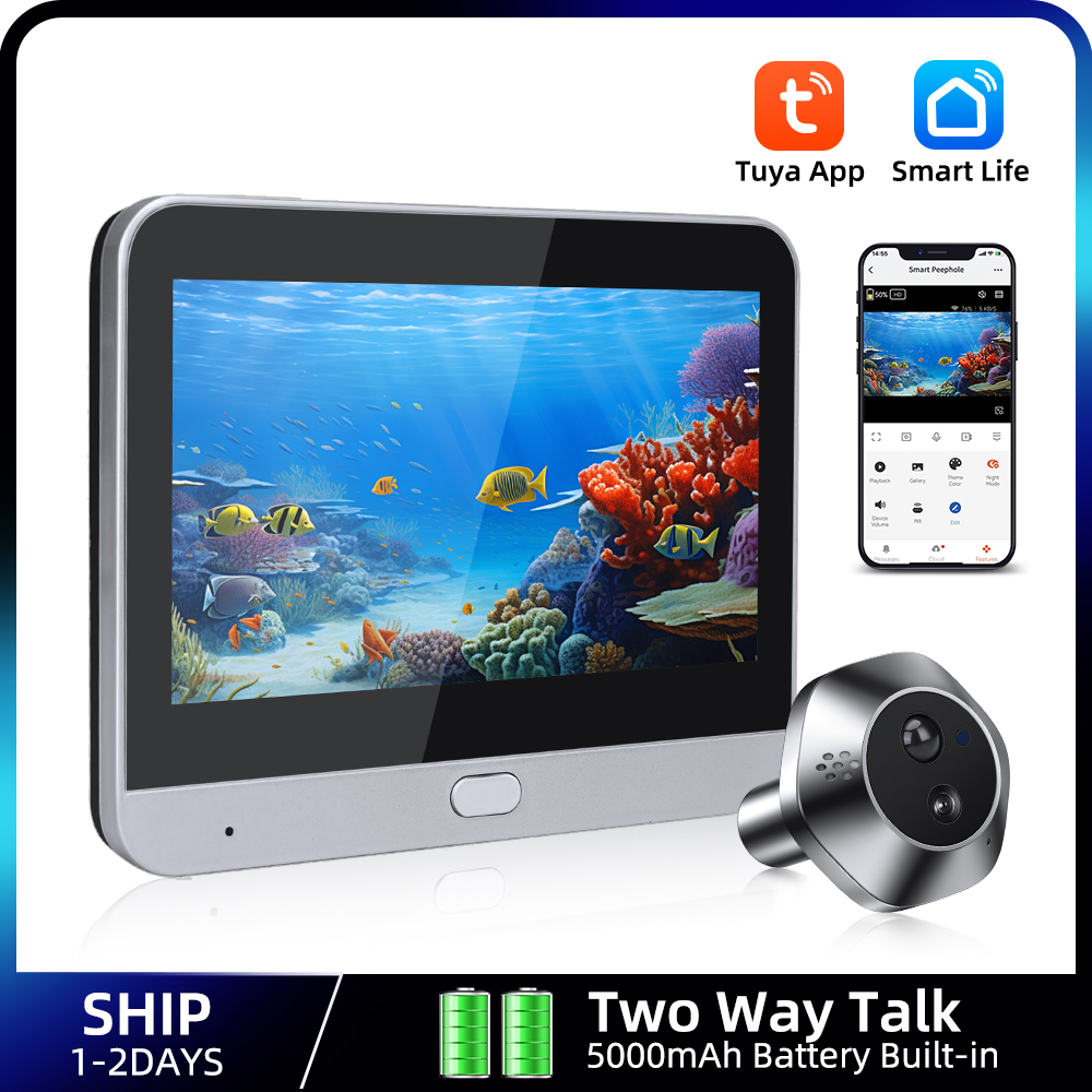 Home Security Premium - 1080P WiFi Spioncino Tuya Smart Spioncino