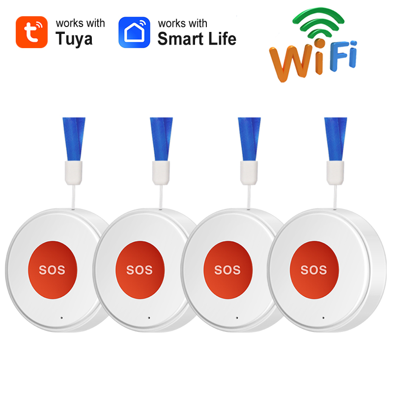 Home Security Bell - Smart Life APP WiFi SOS Pulsante