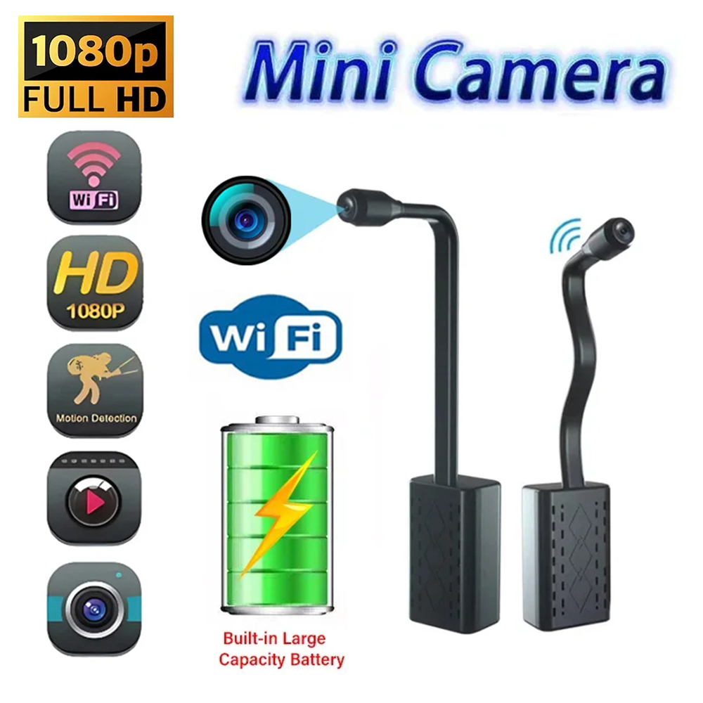 Home Security Hidden Cameras - Mini telecamera HD 1080P Rilevazione movimento
