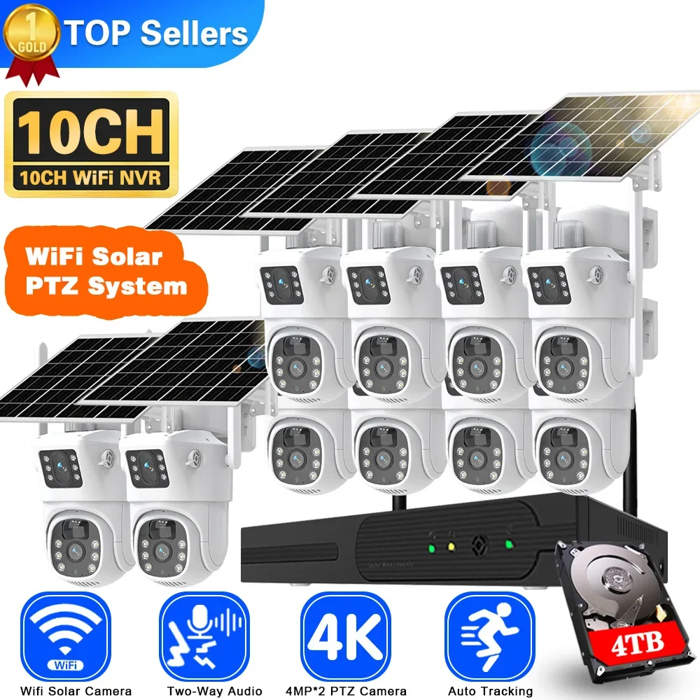 4K 8MP Dual Lens Wifi Solar CC - Home Security Premium recensione e prezzo