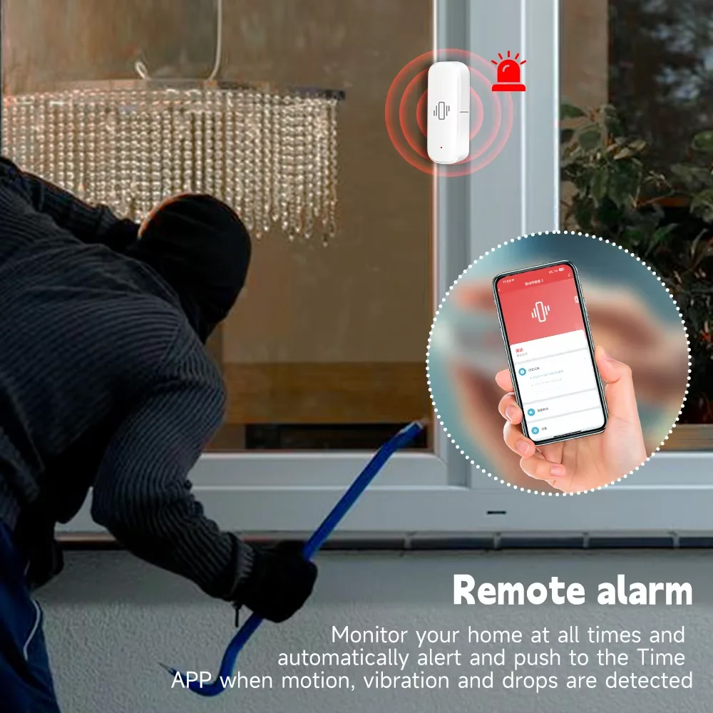 Smart ZigBee Sensore di Vibraz - Home Security Devices recensione e prezzo