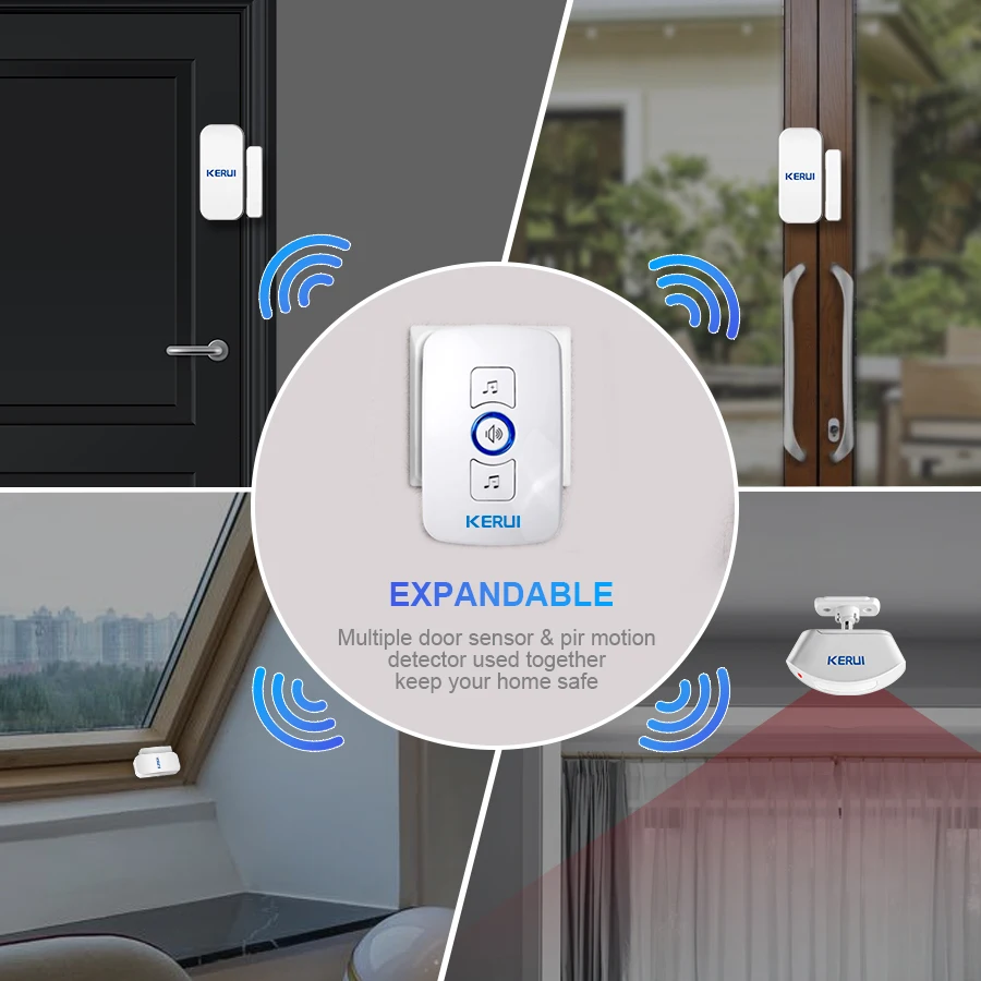 KERUI Campanello senza fili Si - Home Security Bell recensione e prezzo