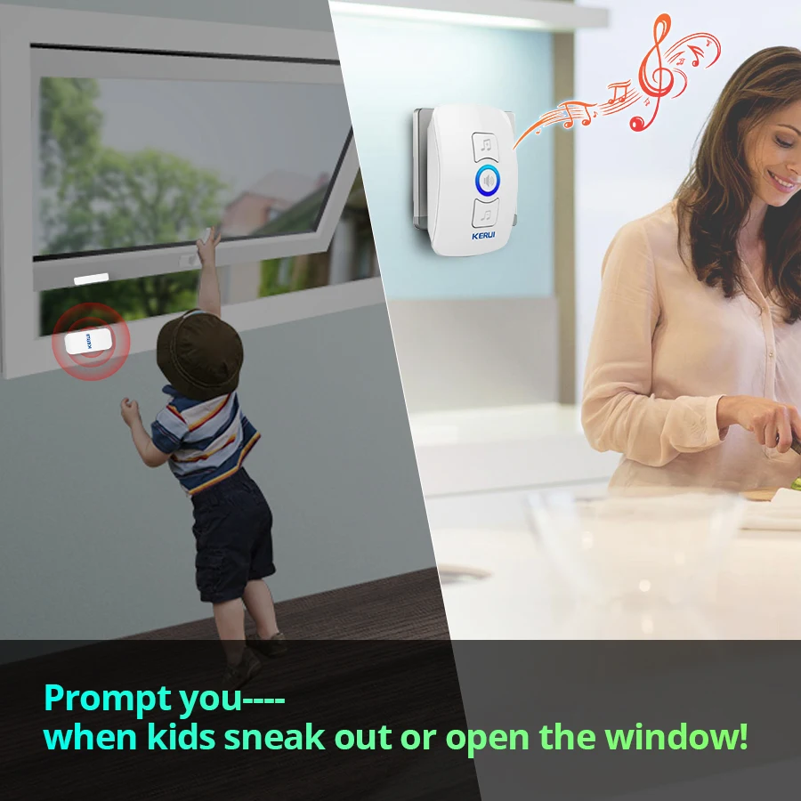 KERUI Campanello senza fili Si - Home Security Bell recensione e prezzo