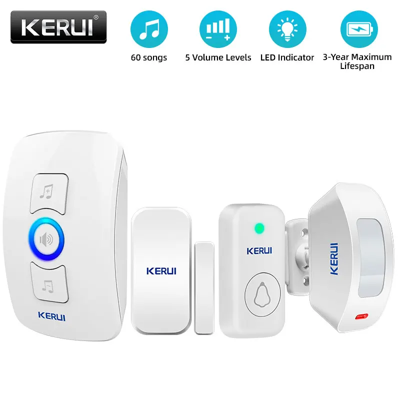 KERUI Campanello senza fili Si - Home Security Bell recensione e prezzo
