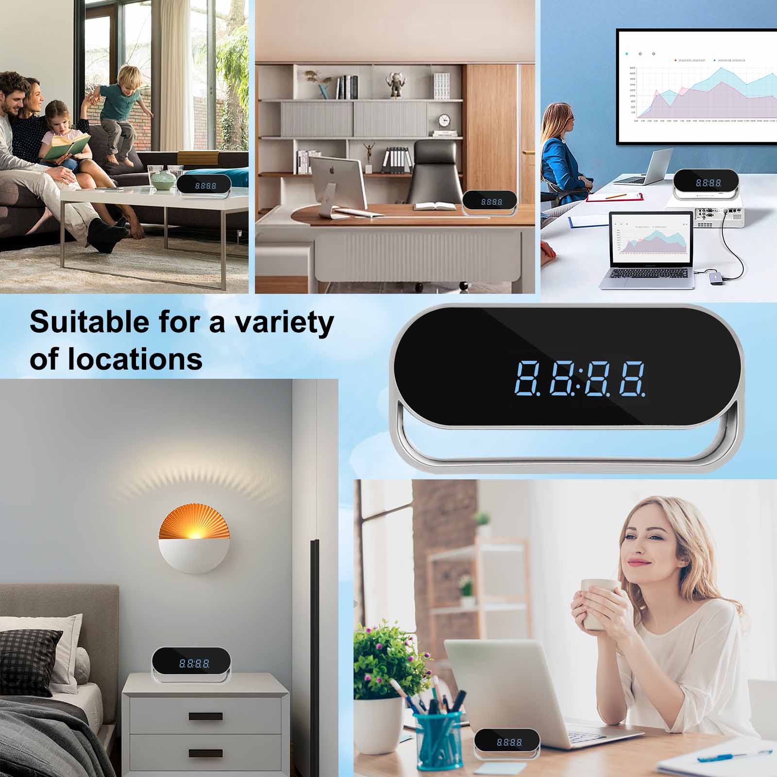 Orologio con telecamera HD 4K- - Hidden Camera Clock recensione e prezzo