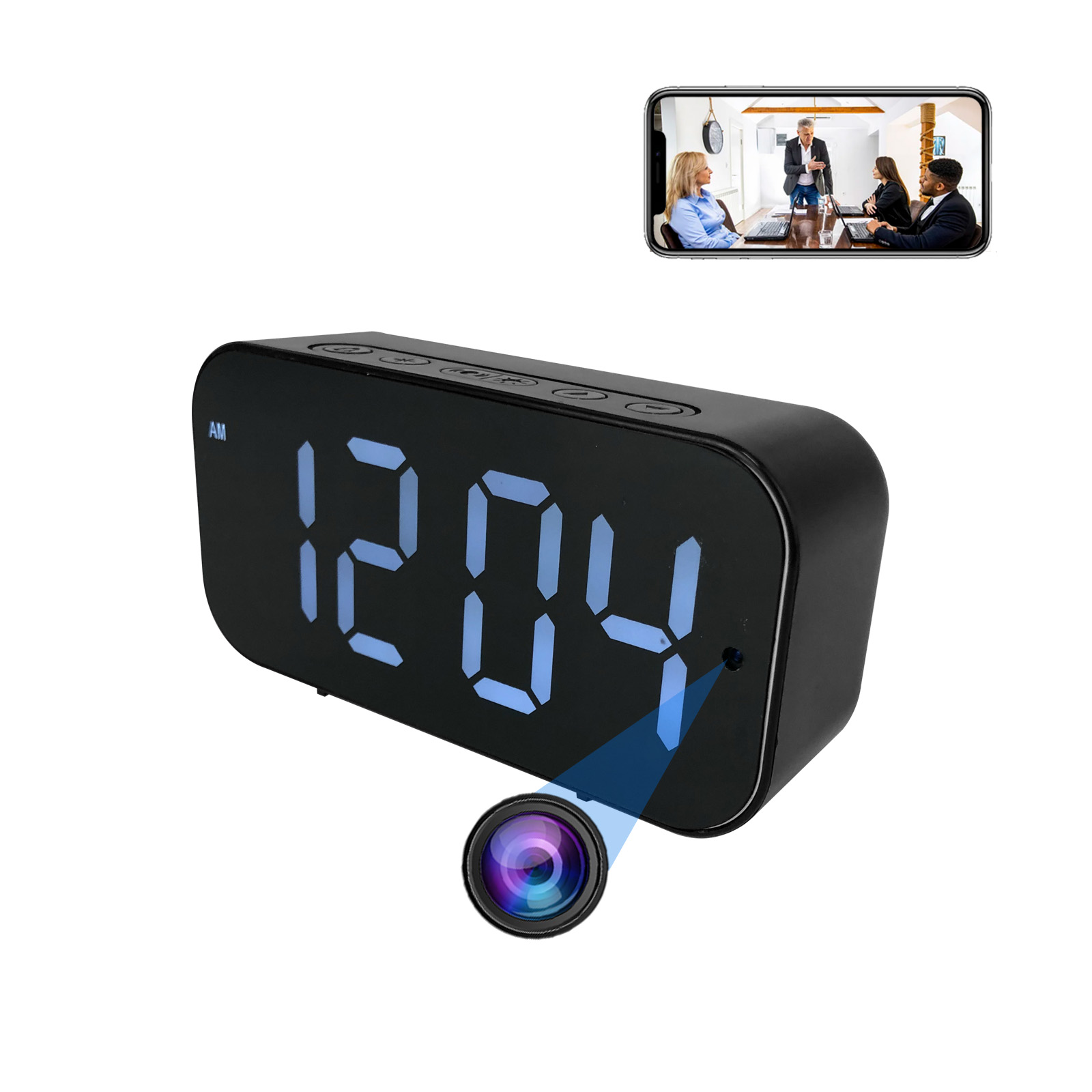 Telecamera orologio Wi-Fi con  - Hidden Camera Clock recensione e prezzo