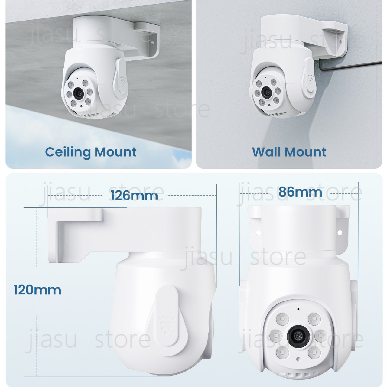 360 °   Kit Telecamera di Sicu - Home Security Monitoring System recensione e prezzo