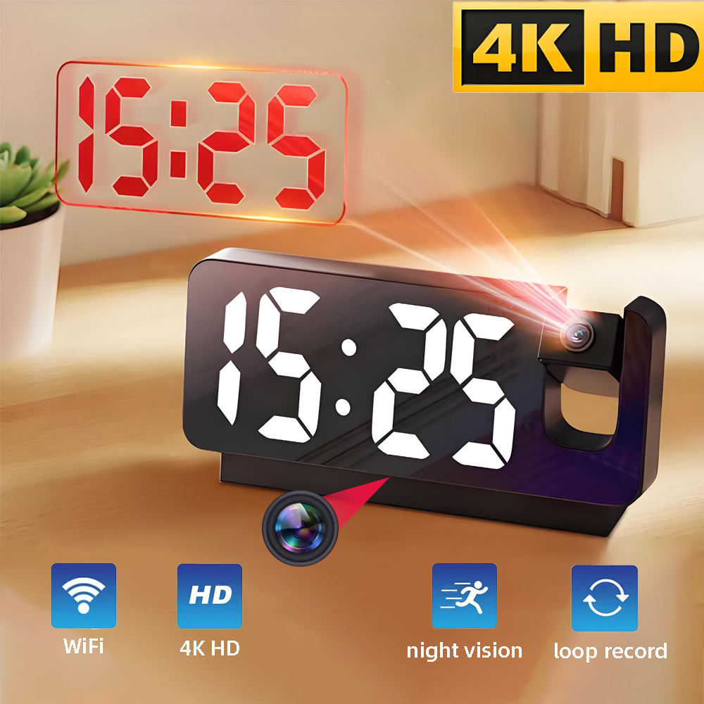 Mini Telecamera HD 4K a Forma  - Hidden Camera Clock recensione e prezzo