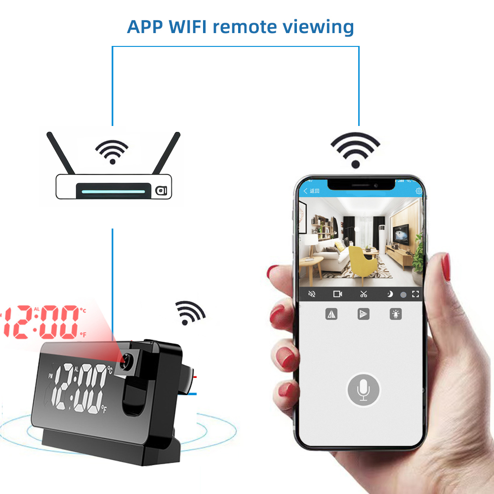 Mini Telecamera HD 4K a Forma  - Hidden Camera Clock recensione e prezzo