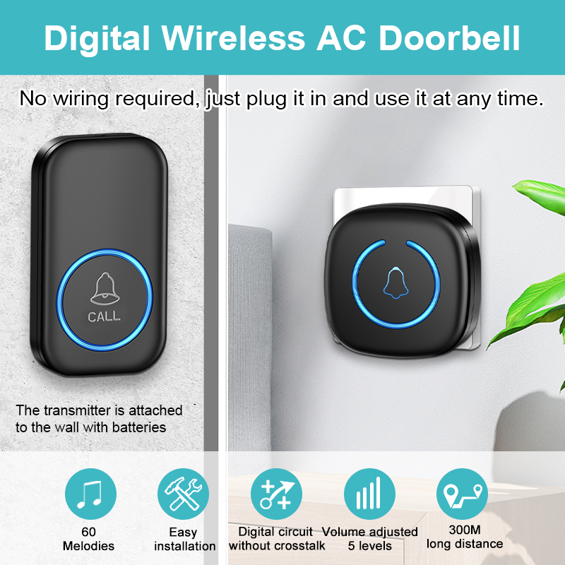 EZHEN Campanello senza fili in - Home Security Bell recensione e prezzo