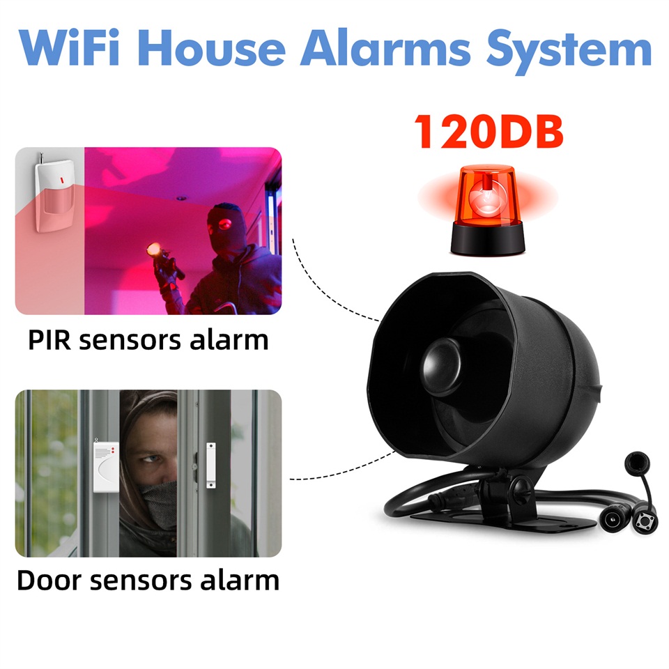 KERUI 120db Sirena Sistema di  - Sim Gsm Alarm recensione e prezzo