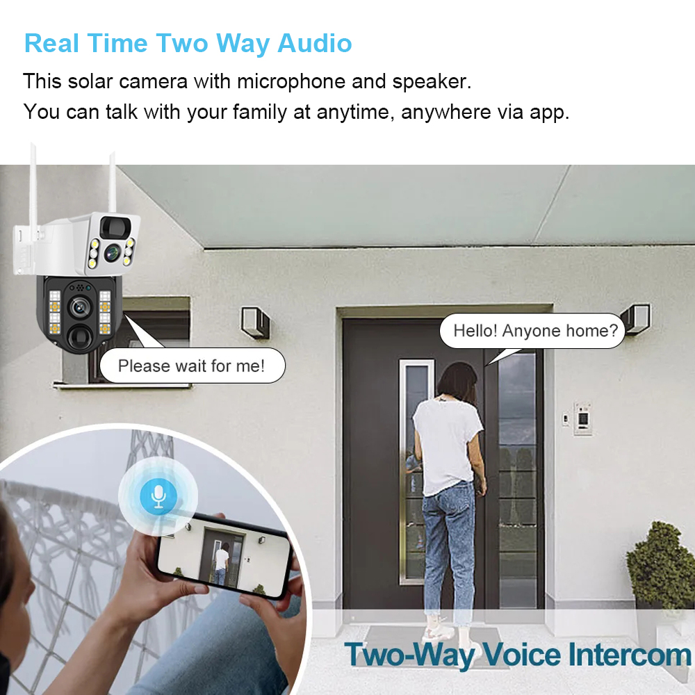 WiFi/4G telecamera solare IP C - Home Security Wireless Camera recensione e prezzo