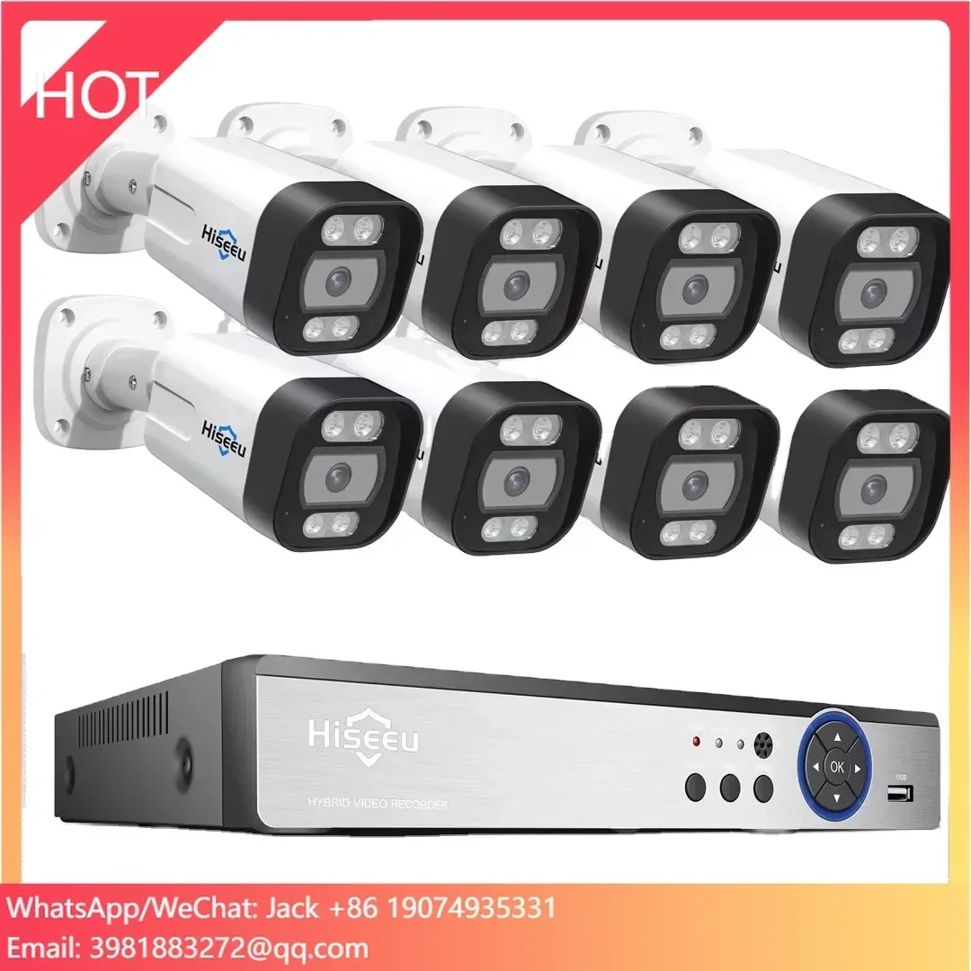 Hiseeu Kit NVR PoE IP 4K a 8 C - Home Security And Camera Systems recensione e prezzo