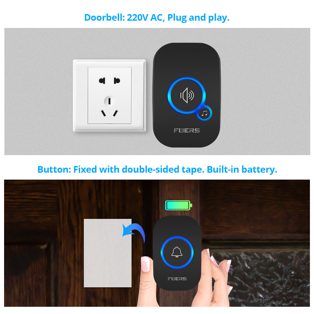 Fuers Campanello senza fili Ho - Home Security Bell recensione e prezzo