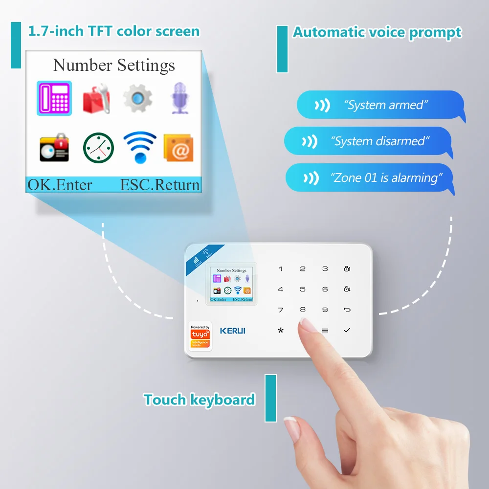 KERUI W181 Sistema di Allarme  - Home Security And Camera Systems recensione e prezzo