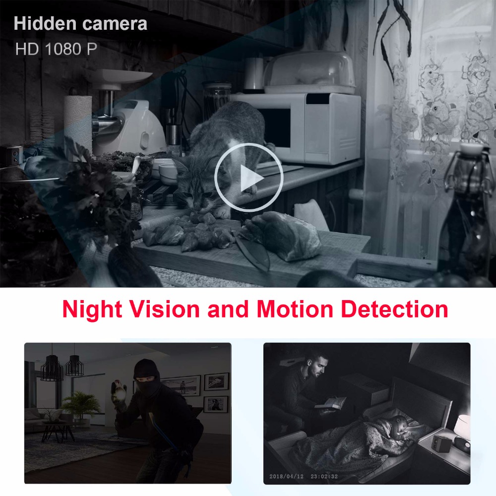 Mini telecamera portatile HD 1 - Home Security Hidden Cameras recensione e prezzo