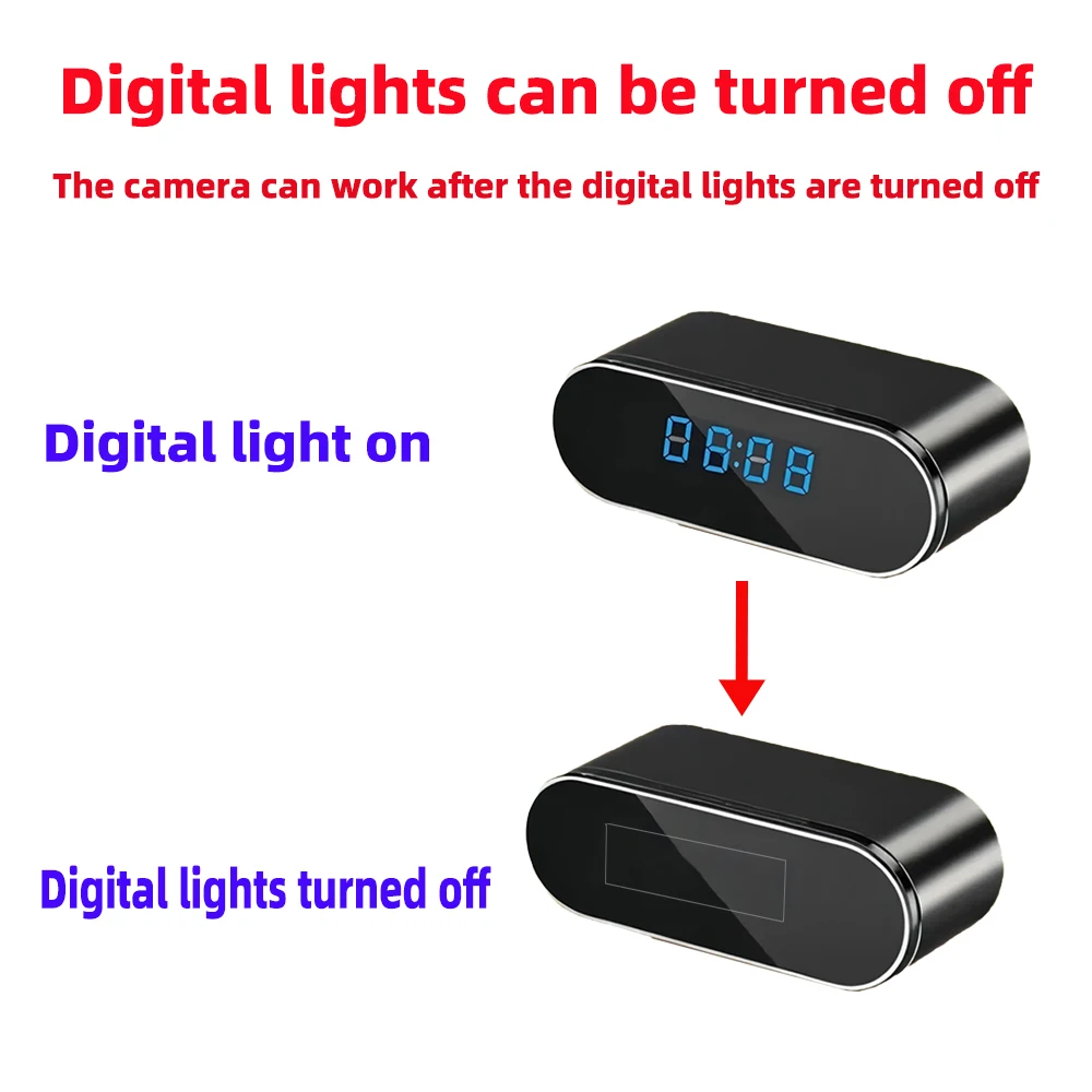 Nuova telecamera WiFi mini oro - Hidden Camera Clock recensione e prezzo