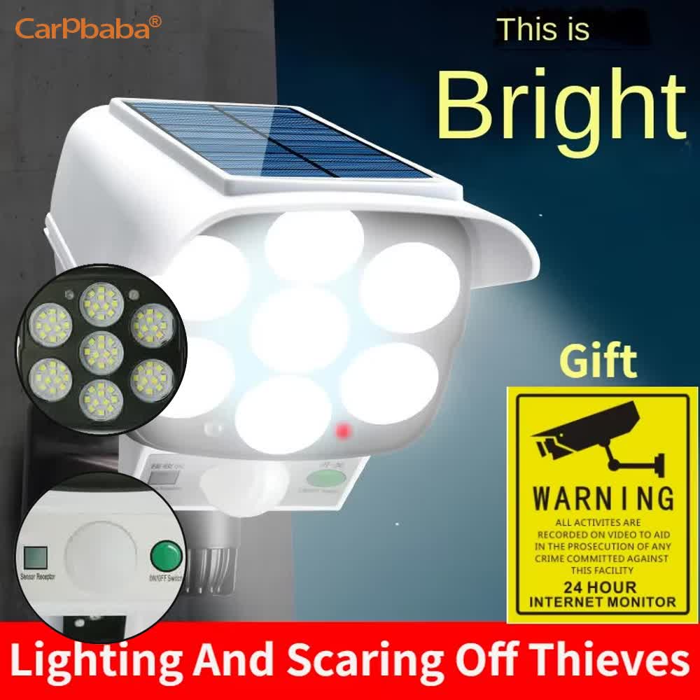 Luce solare esterna Sensore di - Home Security Wireless Camera recensione e prezzo