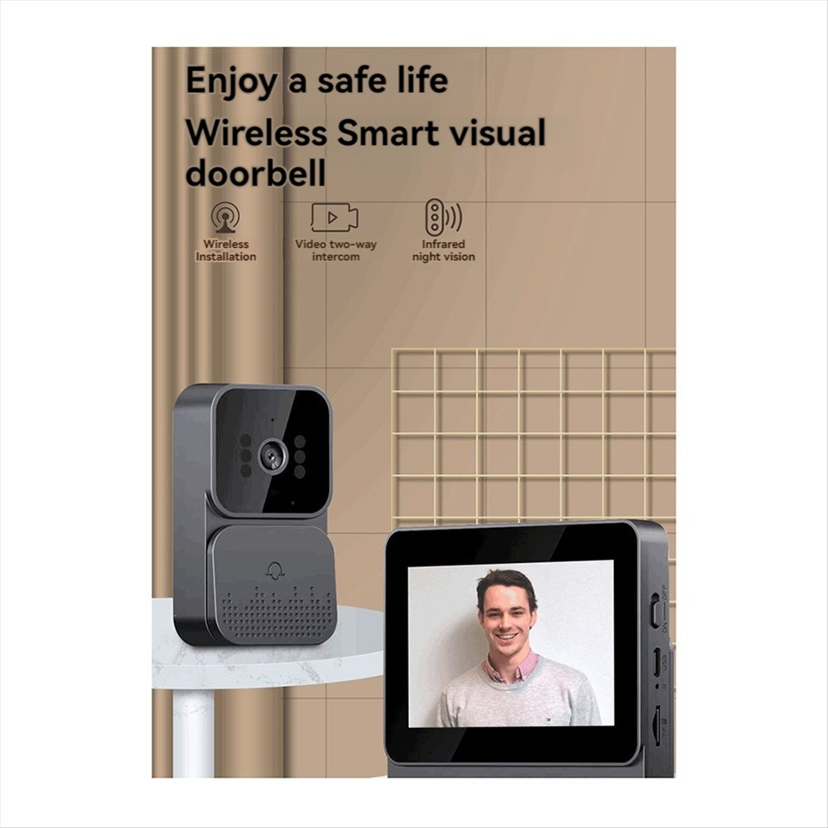 AU47 - Videocitofono con Telec - Home Security Wireless Camera recensione e prezzo